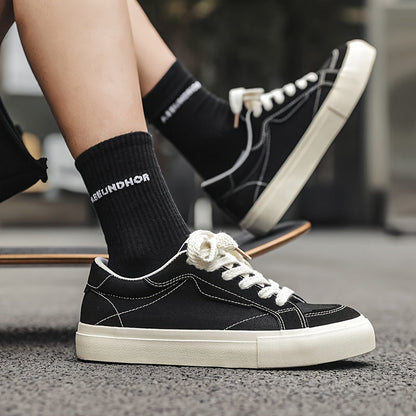 Stijlvolle canvas sneakers met lage top voor elke gelegenheid - Max