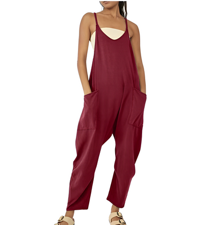 Alexa® - Dames jumpsuit wijde pijpen romper