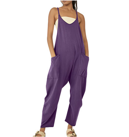 Alexa® - Dames jumpsuit wijde pijpen romper