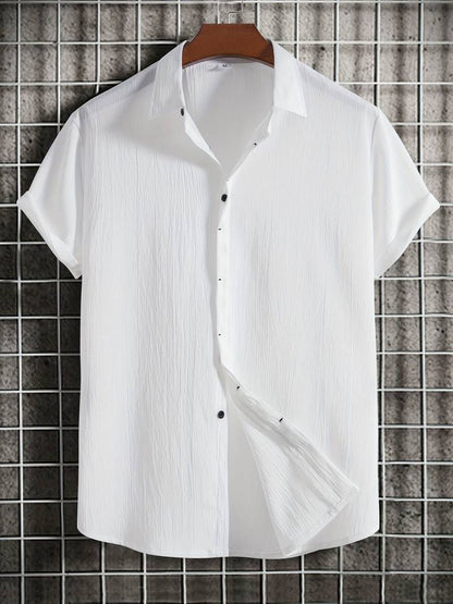 Paul - casual vakantie shirt met korte mouwen