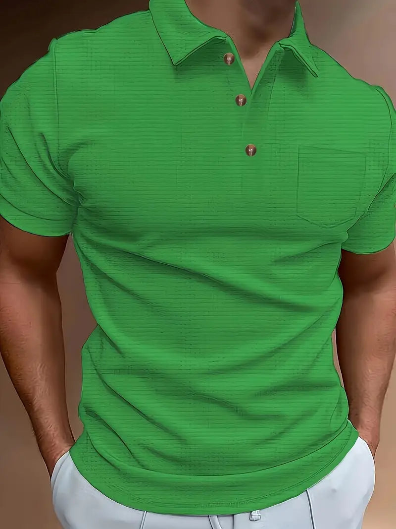 Benjamin - casual, ademend golfshirt voor heren