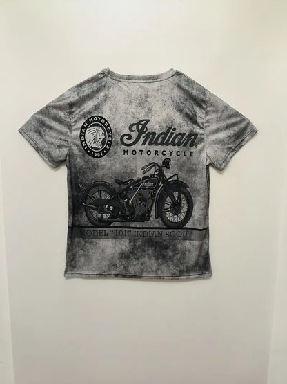 William - grafisch T-shirt in retrostijl voor mannen