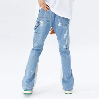 Teddy - Denim broek met koord