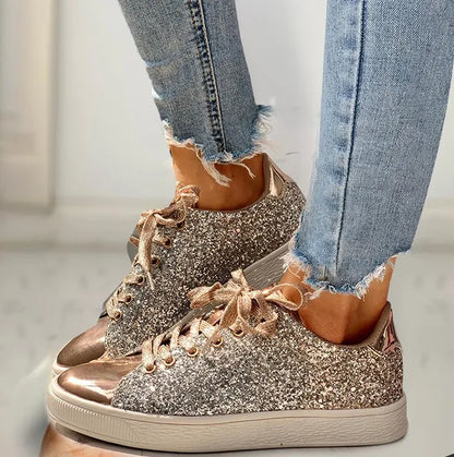 Aria - luxe casual damesschoen met glitter