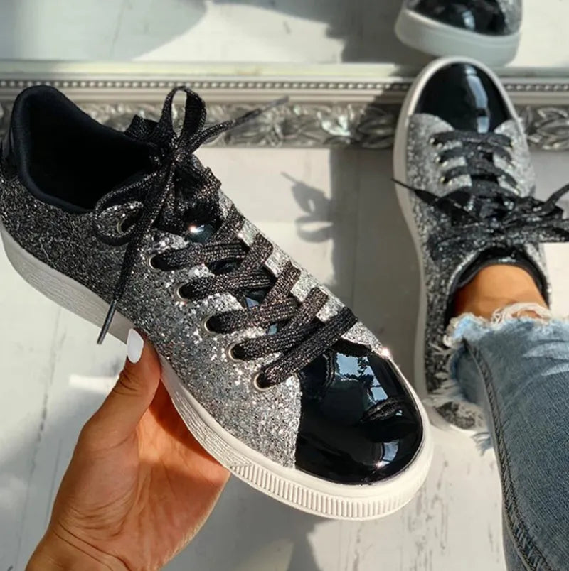 Aria - luxe casual damesschoen met glitter