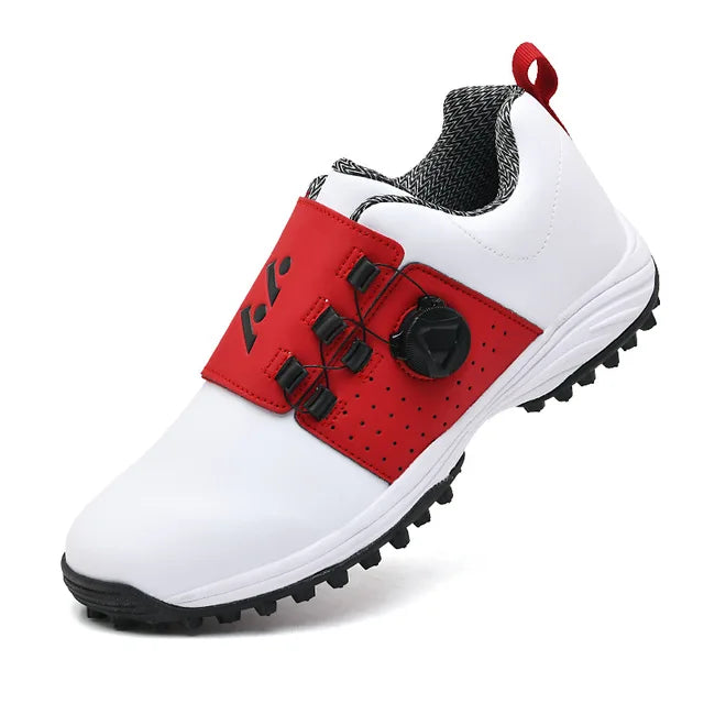 Witte high-performance golfschoen voor heren - precisie en comfort