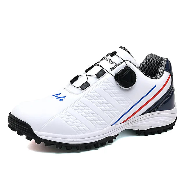 Witte high-performance golfschoen voor heren - precisie en comfort