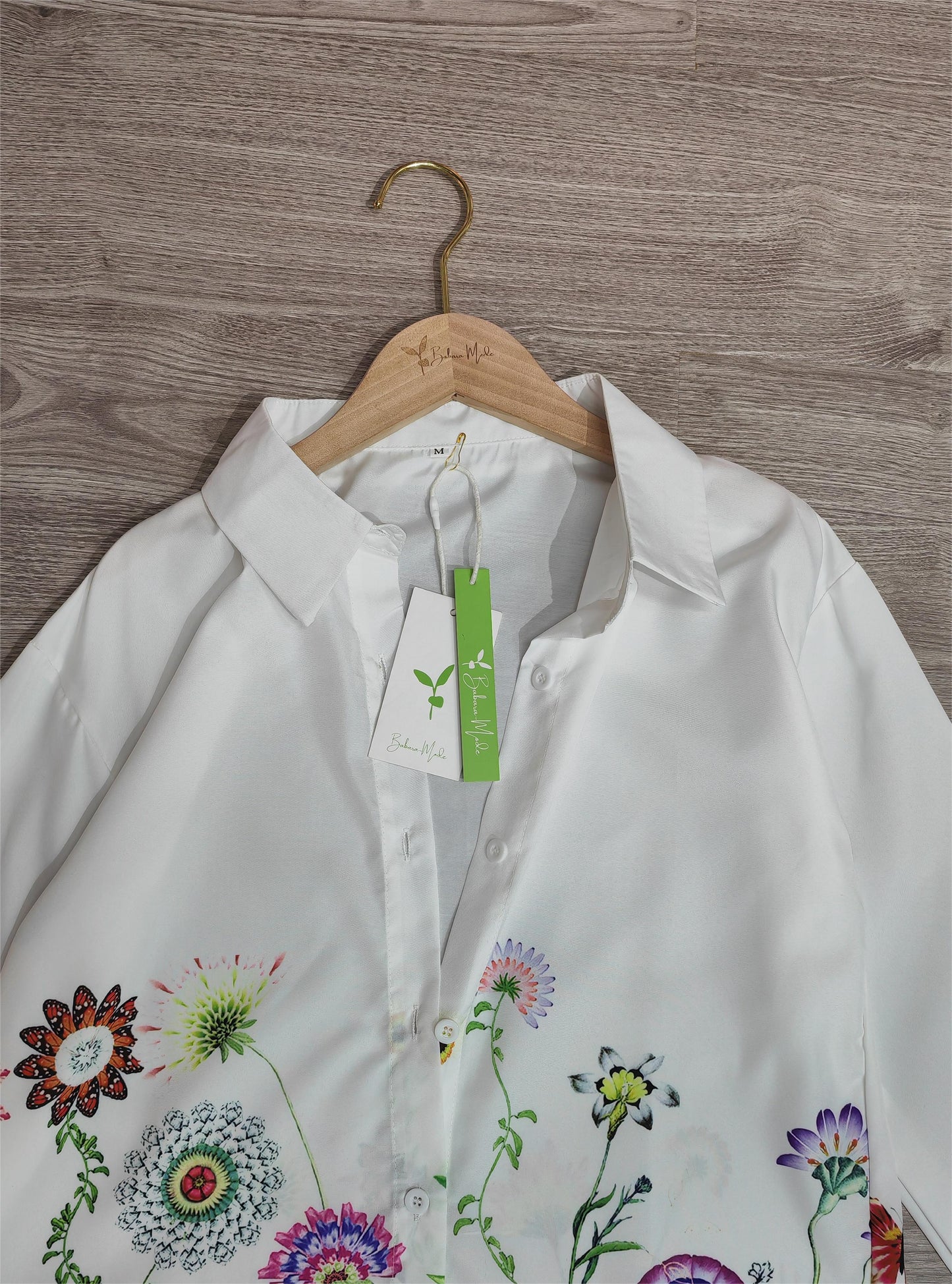 PureWear® - Luchtige mini jurk met bloemenprint en kraag