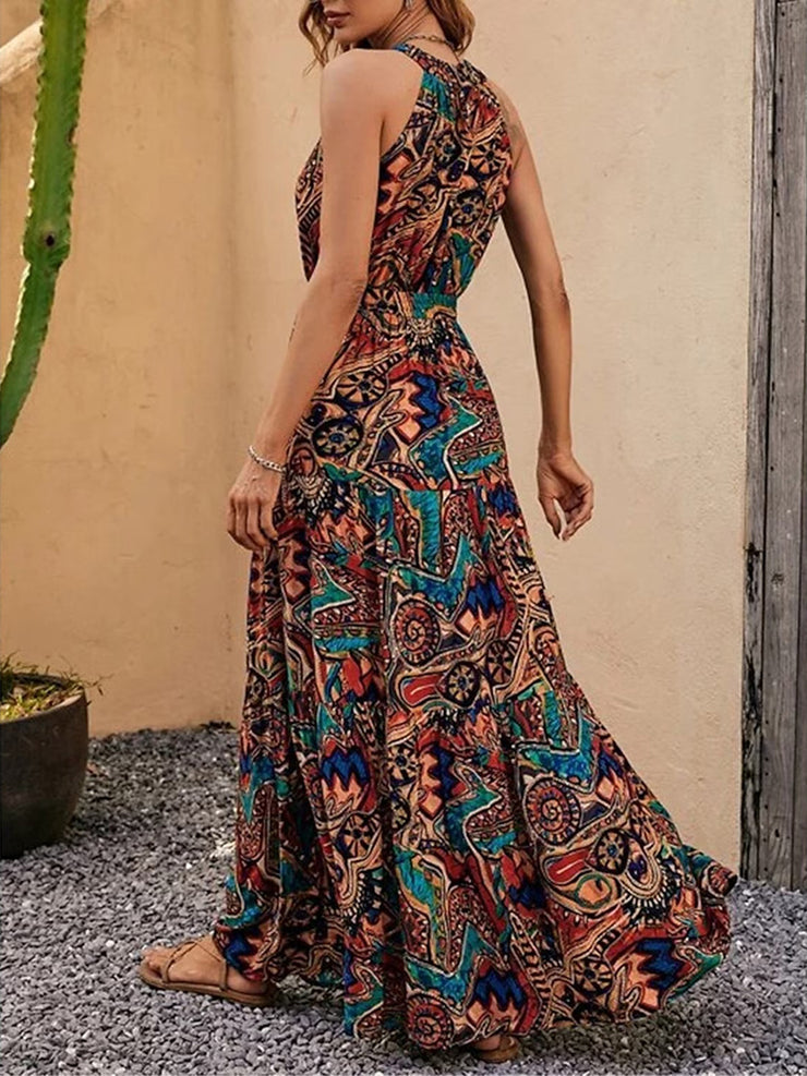 BlütenBliss® - Maxi-jurk met speciale print