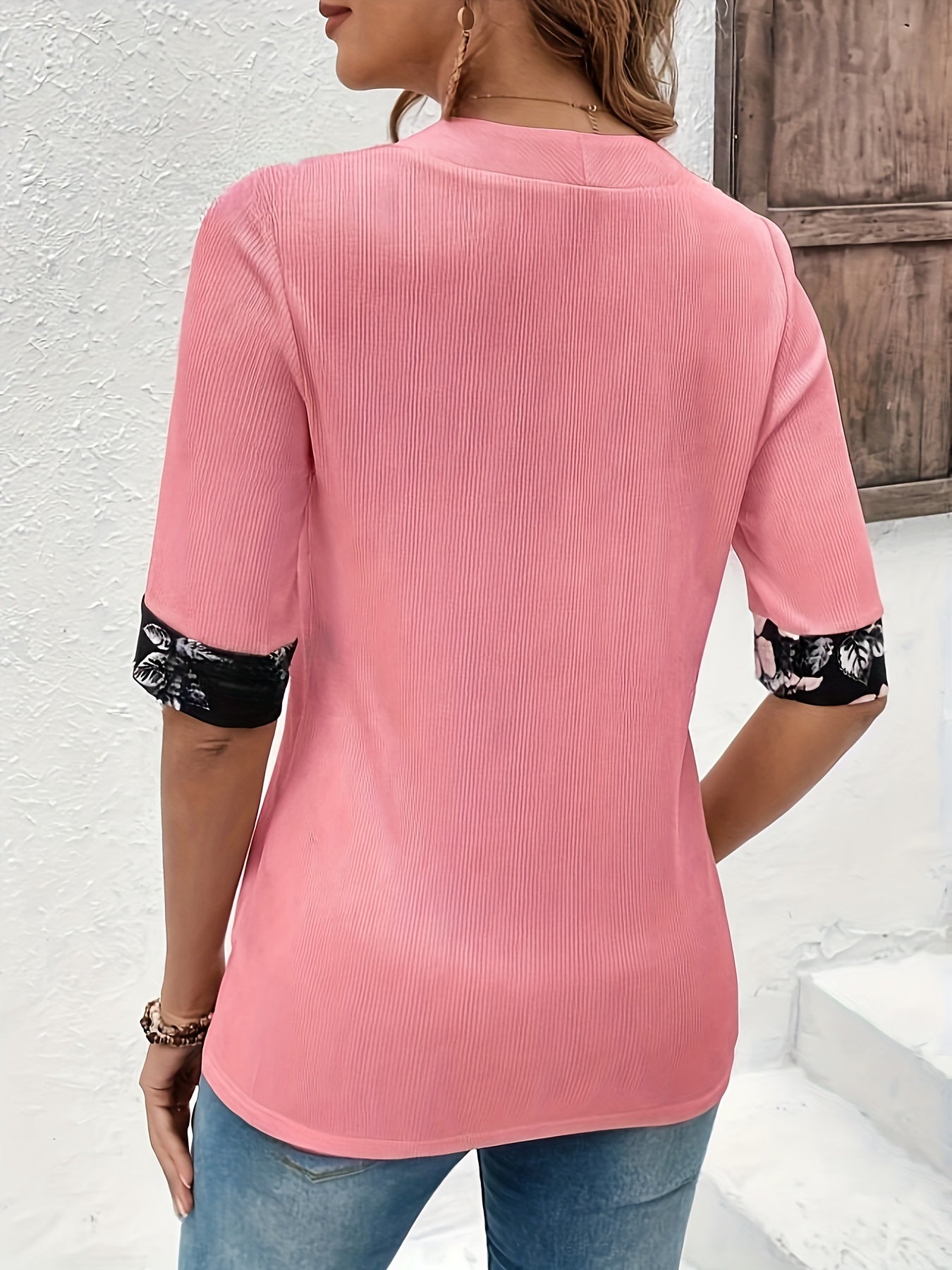 Roze elegantie T-shirt - Julia