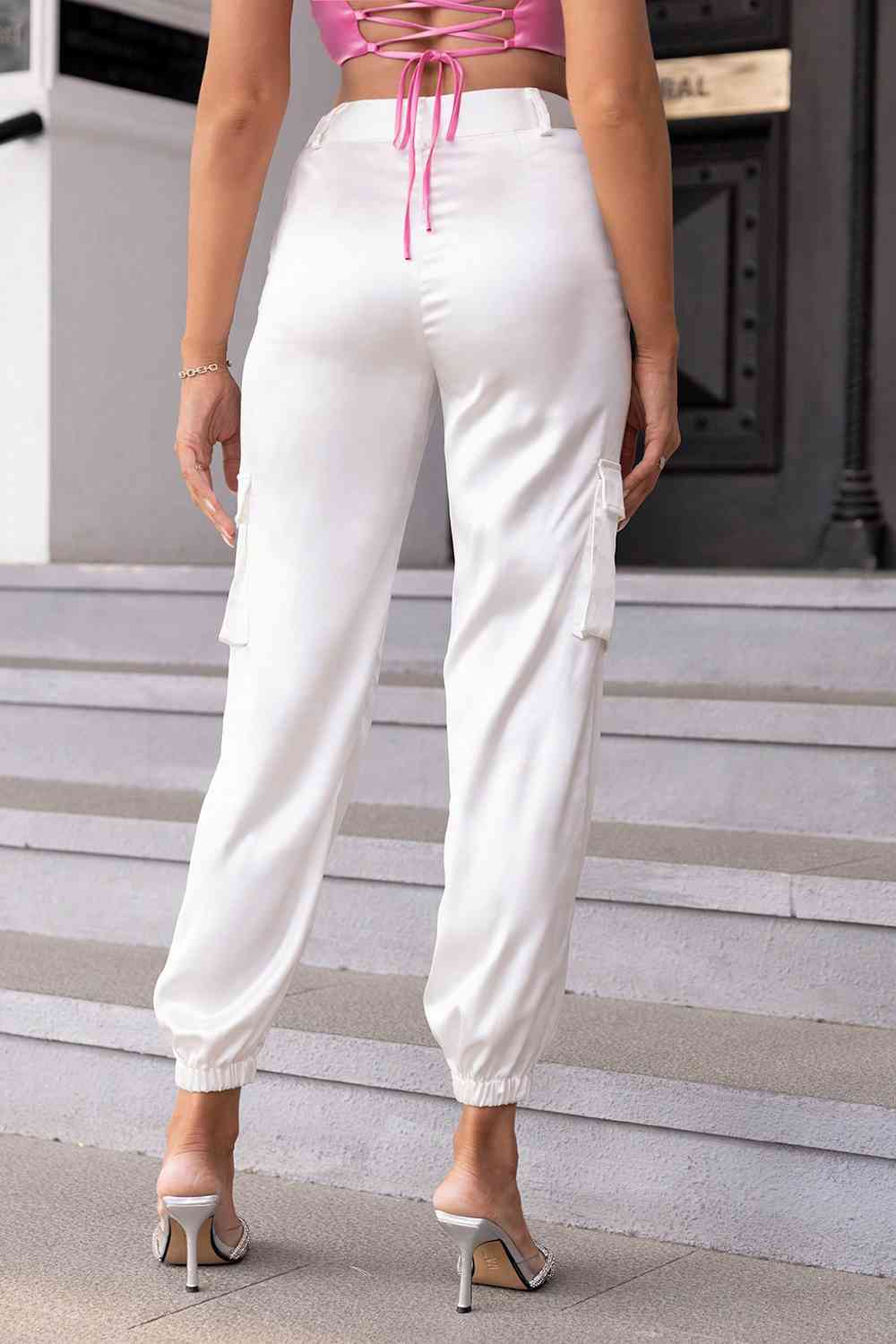 Vienne - Slim-fit broek met hoge taille