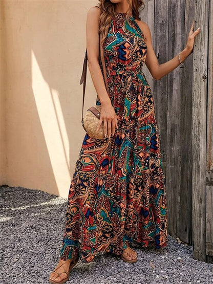 BlütenBliss® - Maxi-jurk met speciale print