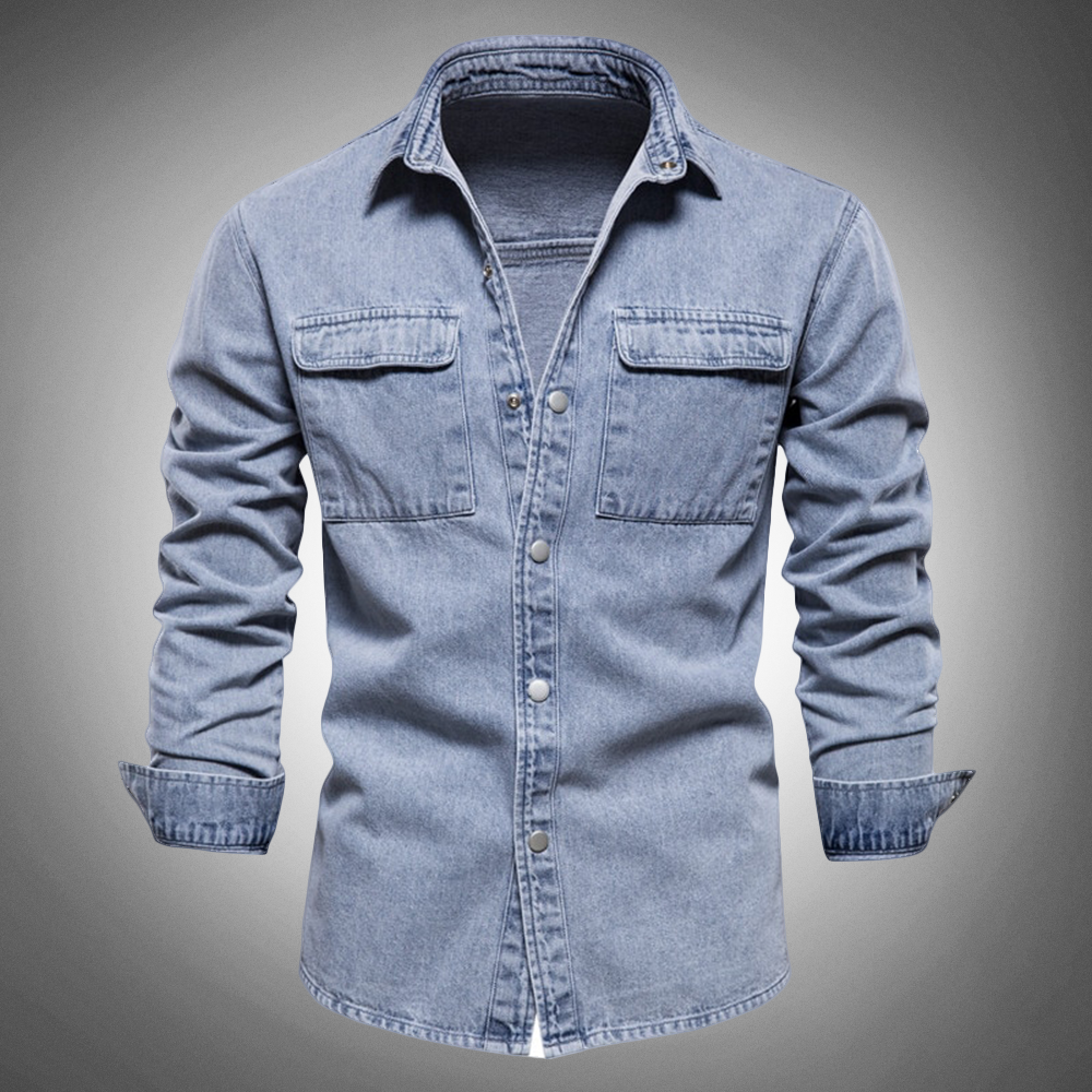 Denim Classic - Lichtblauw denim overhemd