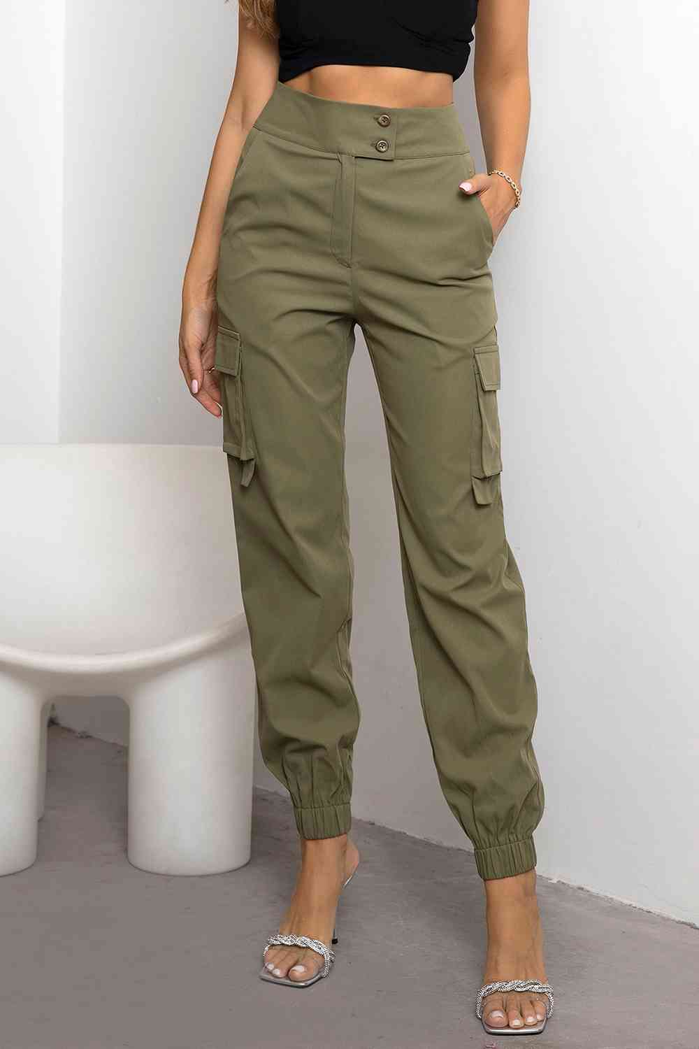 Victorya - Cargo broek met hoge taille