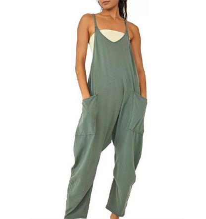 Alexa® - Dames jumpsuit wijde pijpen romper