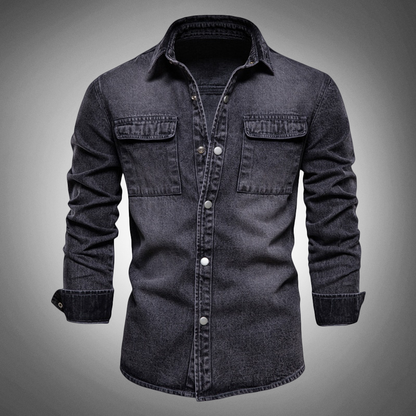 Denim Classic - Lichtblauw denim overhemd