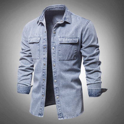 Denim Classic - Lichtblauw denim overhemd