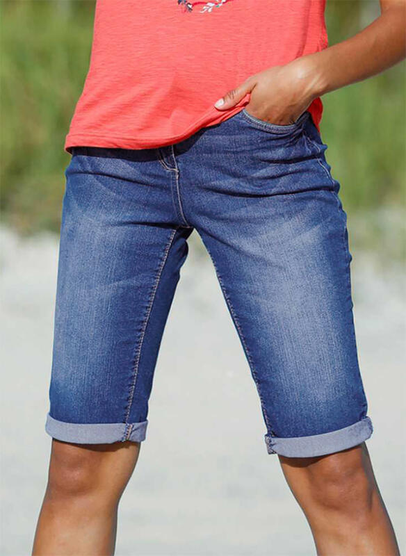 Amanda - Comfortabele denim shorts voor de zomer