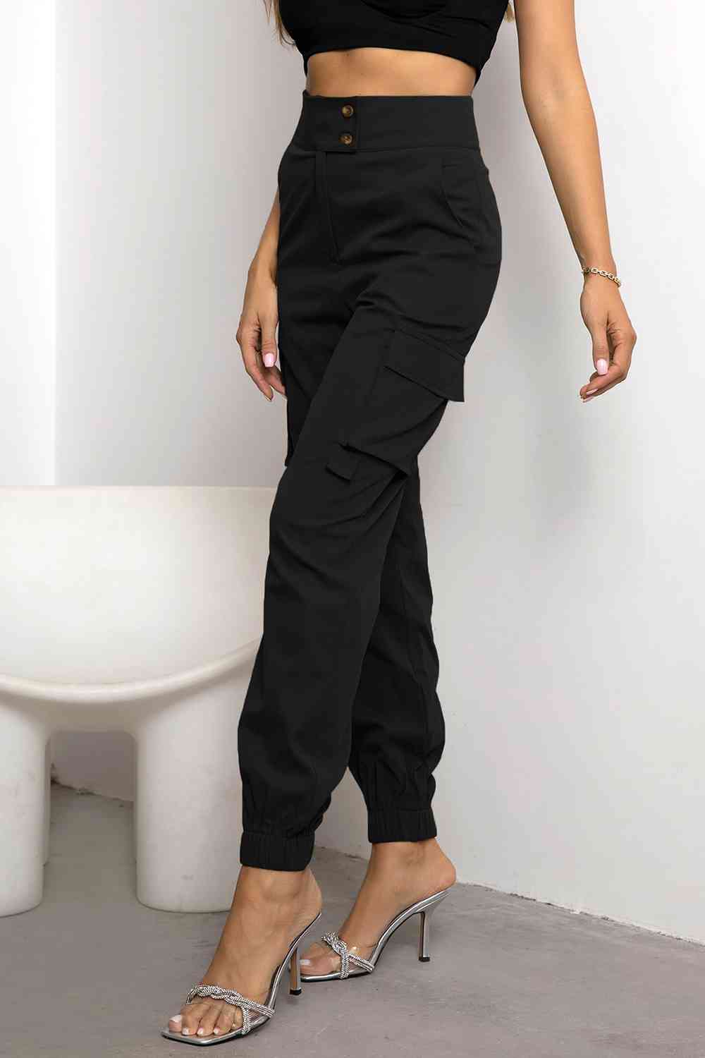 Victorya - Cargo broek met hoge taille