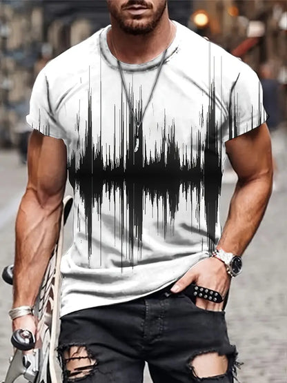 Steven - audio-design-shirt voor mannen