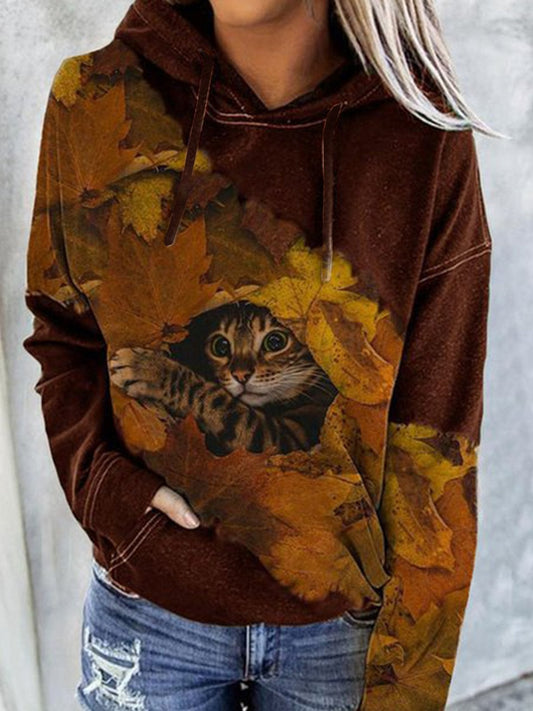 Zimtstern® - Herfsttrui met kattenoog