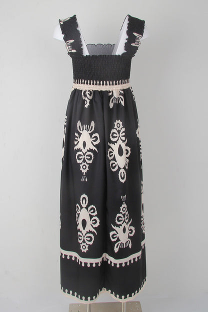 Strand magie maxi jurk