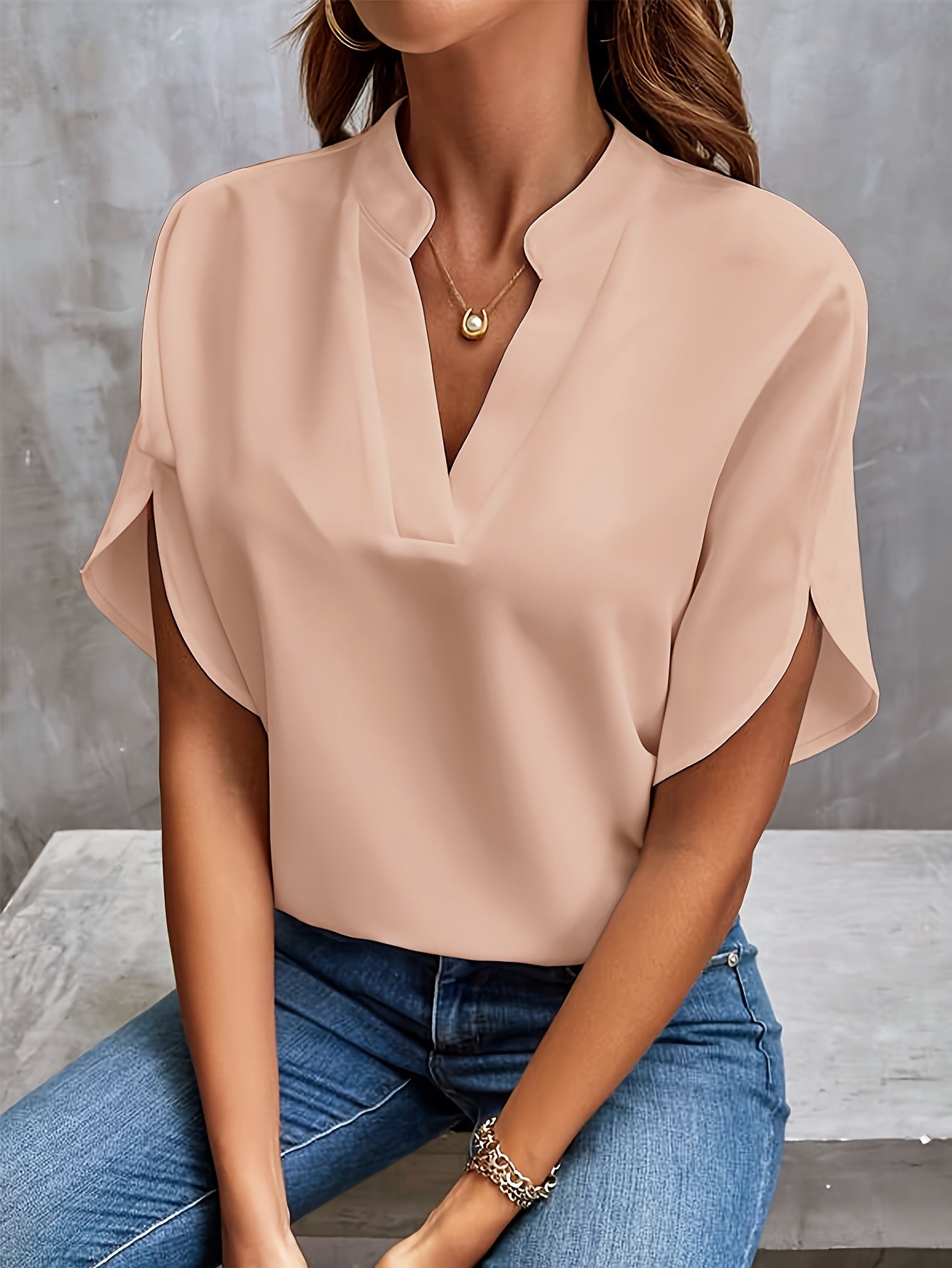 Witte elegante blouse - Sophie