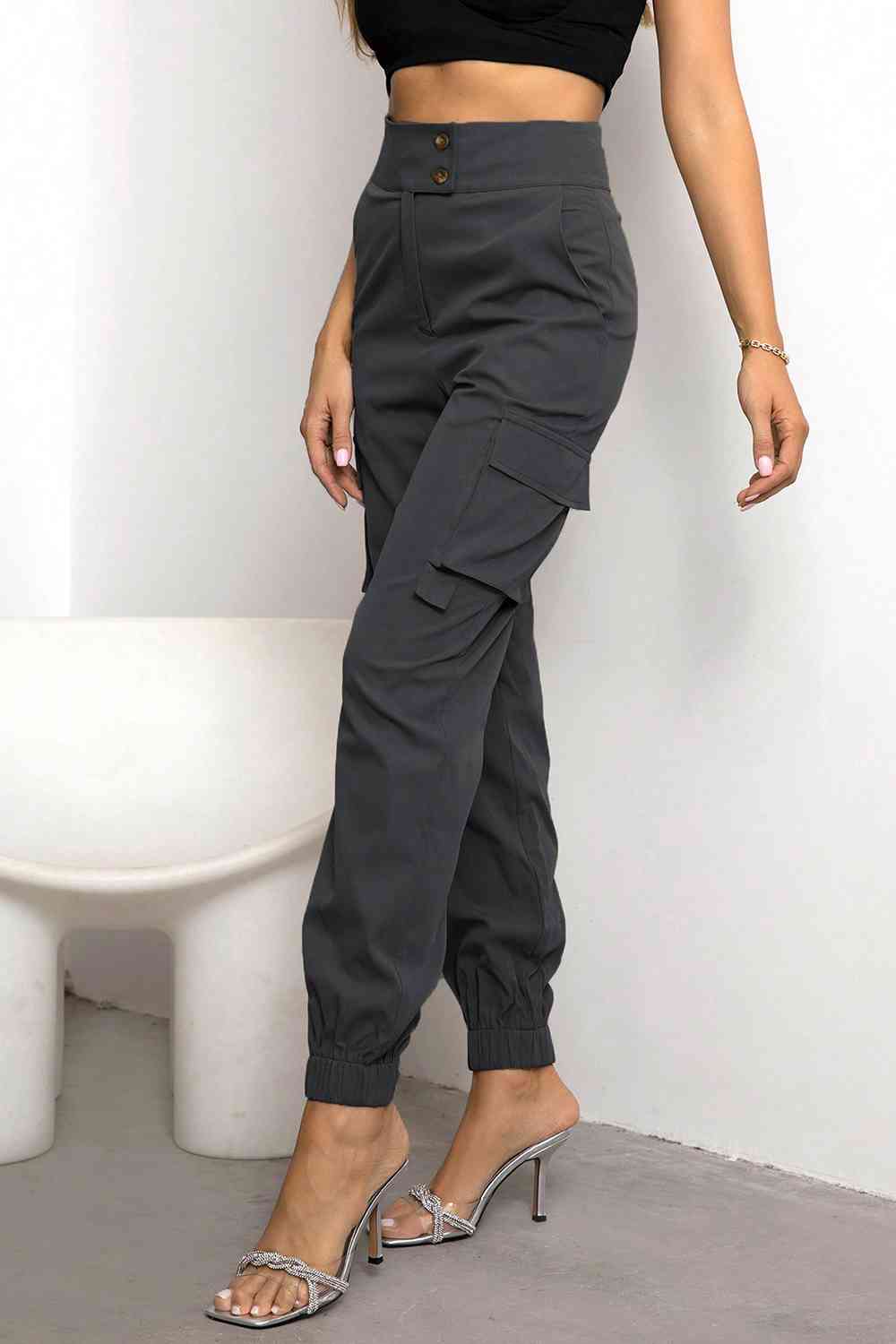 Victorya - Cargo broek met hoge taille