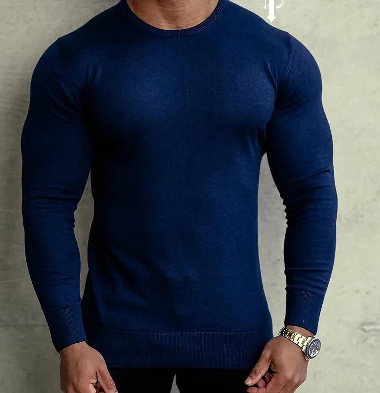 Terry - Stijlvolle longsleeve top slim fit