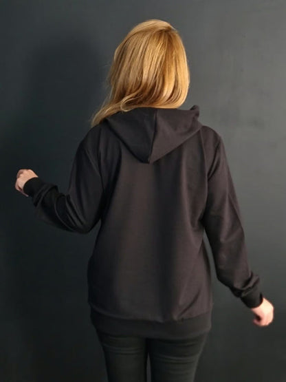 Celestial® - Sweatshirt met zwart-witte opdruk