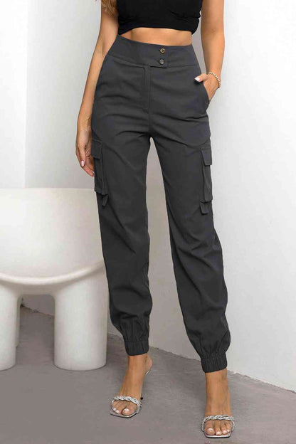 Victorya - Cargo broek met hoge taille