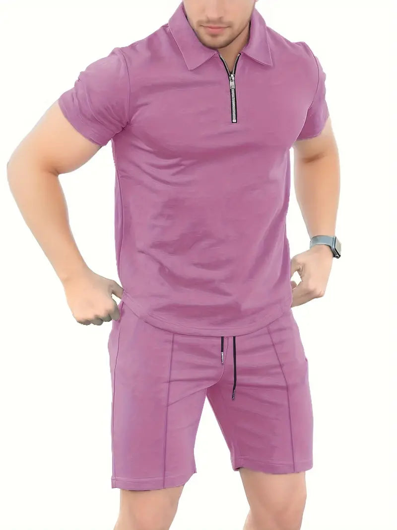 Tyler - 2-delige, casual, trendy poloshirtset