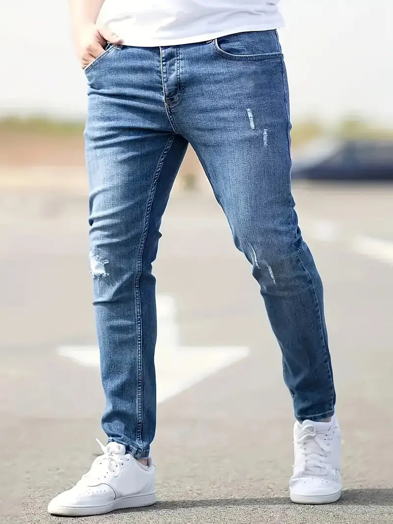 Alexander - casual siim-fit jeans voor heren