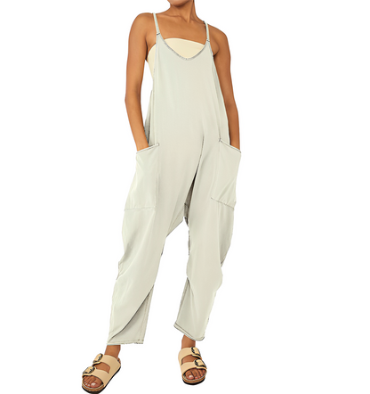 Alexa® - Dames jumpsuit wijde pijpen romper