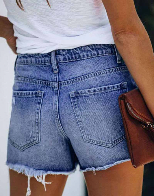 CITA - Comfortabele denim broekrok voor de zomer