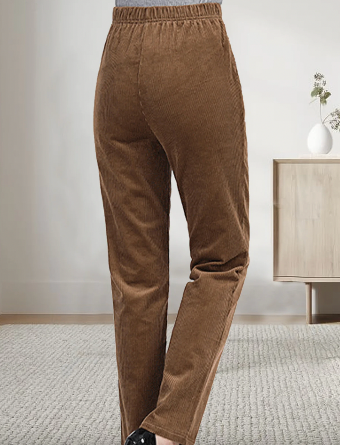 SOLENA - Casual en stijlvolle corduroy broek