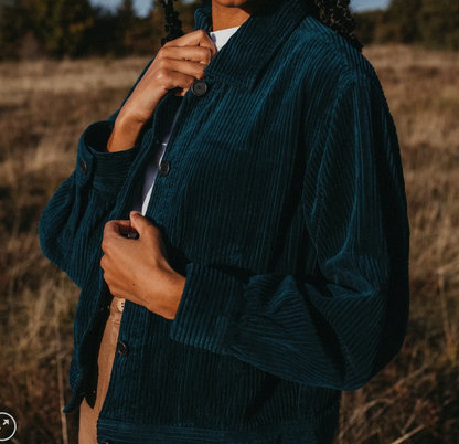 TINA - Stijlvol corduroy jack voor de lente