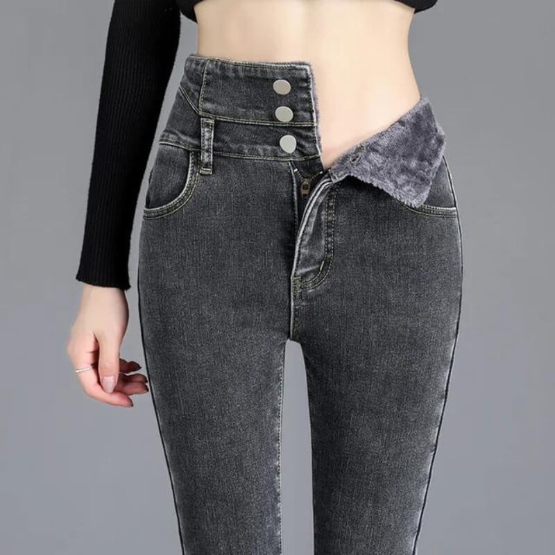 Cressida - CozyFit fleece skinny jeans