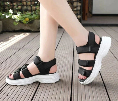 DIANA AURA - Dempende aura sandalen voor de zomer