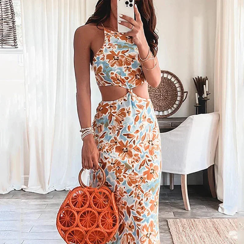 Ariana - Zomerjurk met bloemenprint