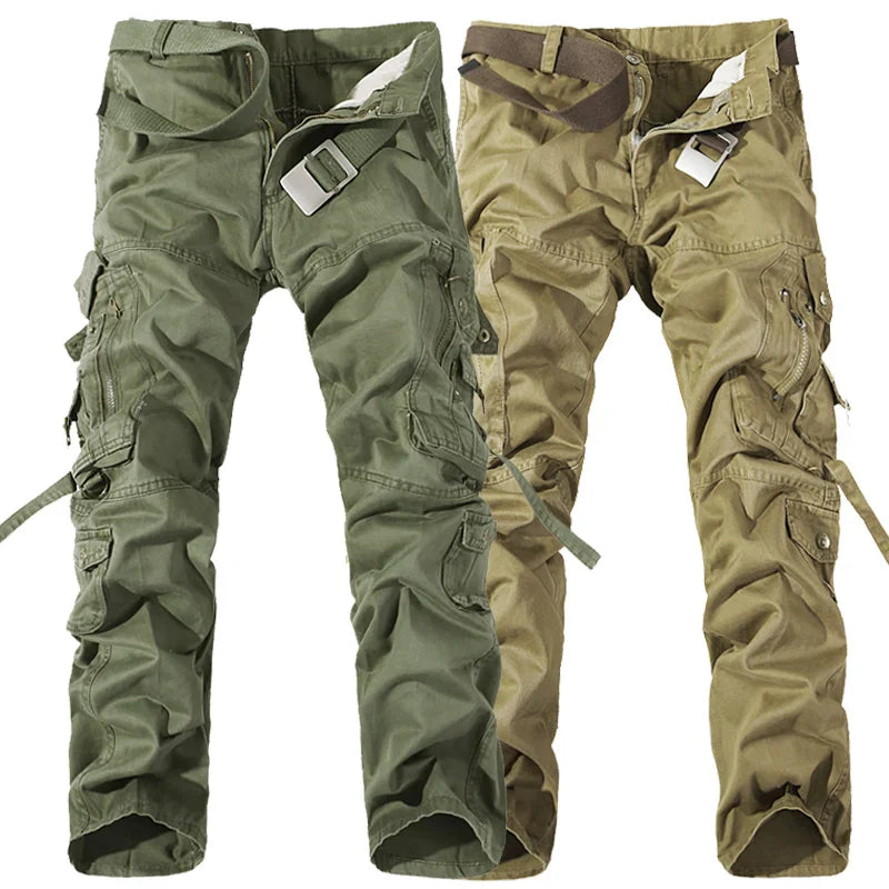 Wendel - Modieuze militaire cargo broek