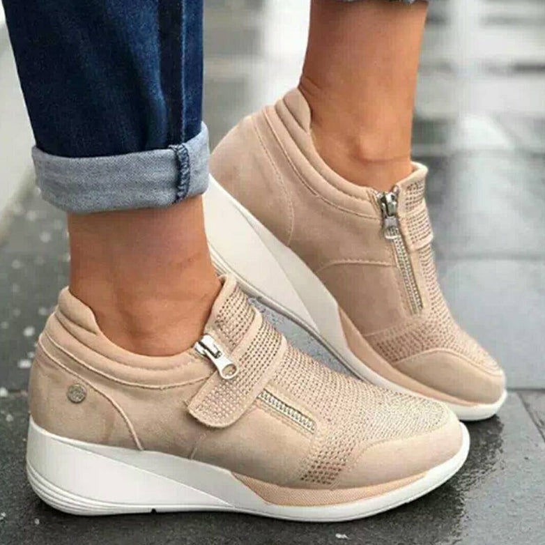 Eleanor - Sneaker met sleehak