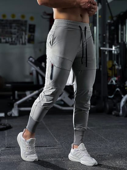 Dynamische joggingbroek met zakdetail