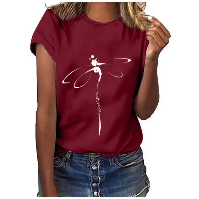 Sophie - Wit grafisch T-shirt