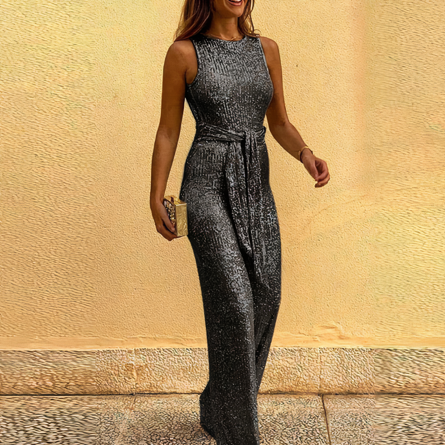 Cora - Jumpsuit met glitter