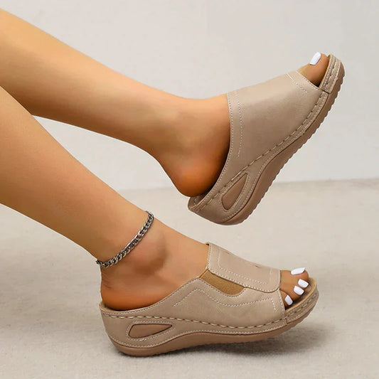 VALENTINA- Orthopedische Casual Wedges Sandaal Vrouwen