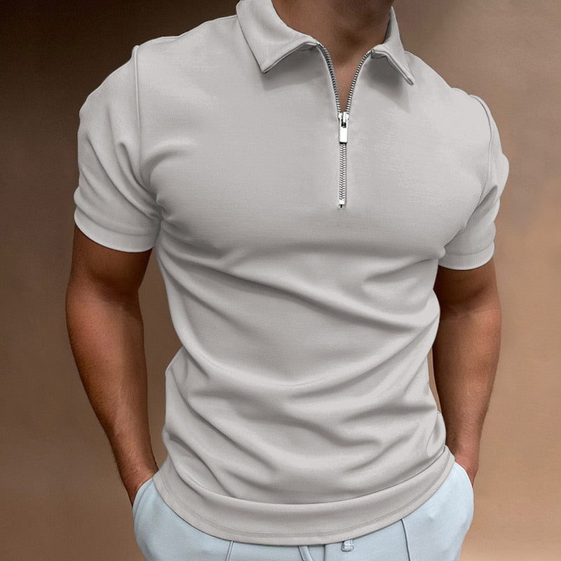 Santiago - Poloshirt met rits