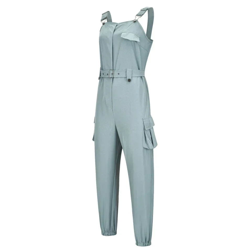 Avery - Stijlvolle cargo jumpsuit