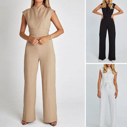 Cavene™ - Jumpsuit met wijde pijpen