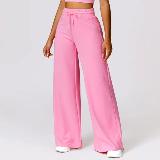 Roze vrijetijdsbroek - Lara